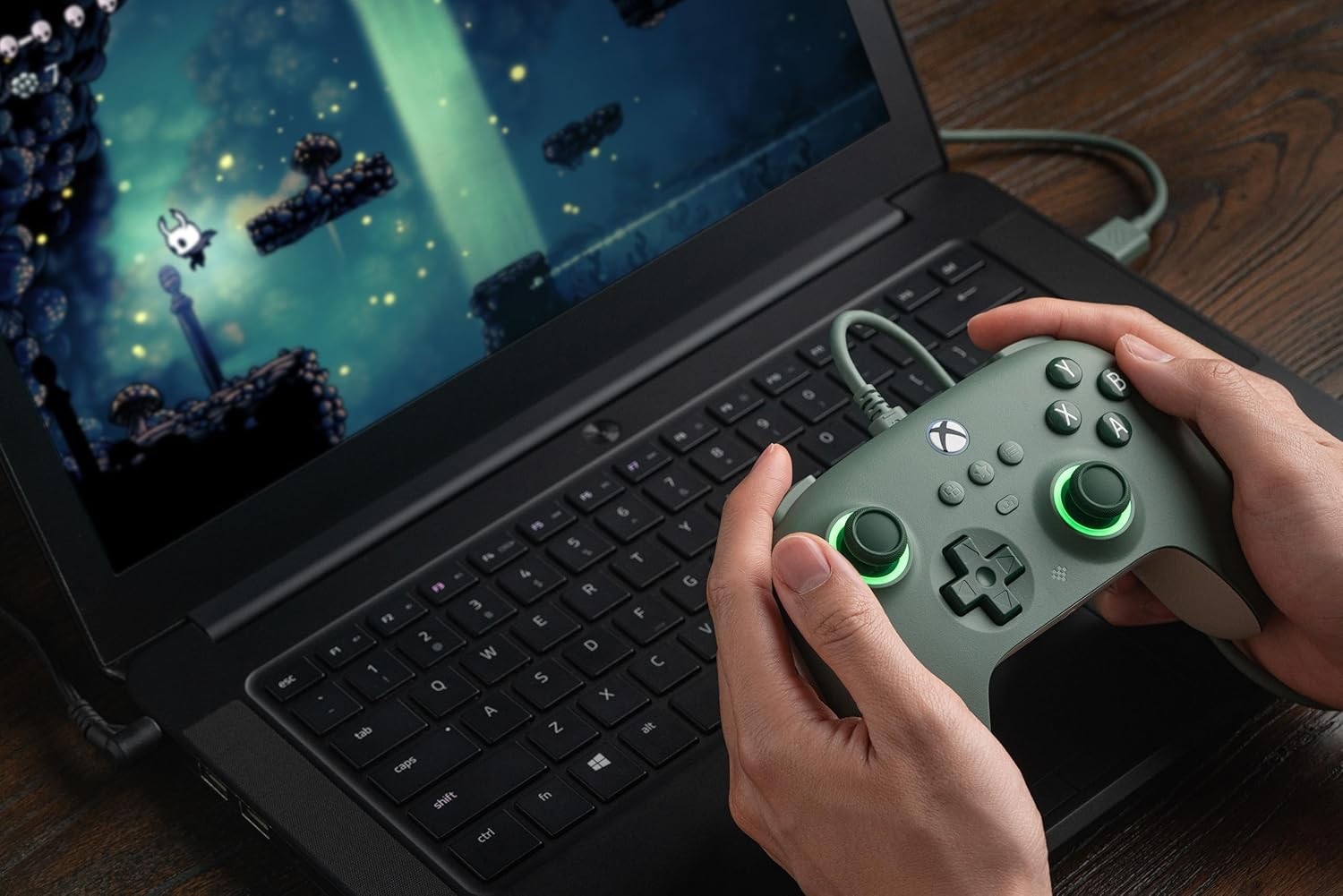8BitDo Ultimate C Wired Controller Xbox Hall Effect RGB Fire Ring PC
