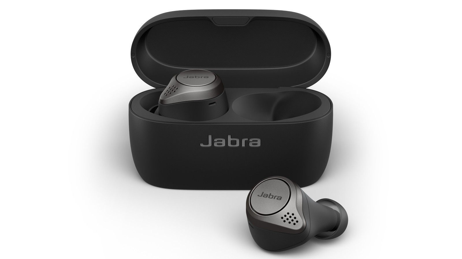 Jabra Elite 75T Sports Noise Cancelling Wireless Earbuds - Titanium Black