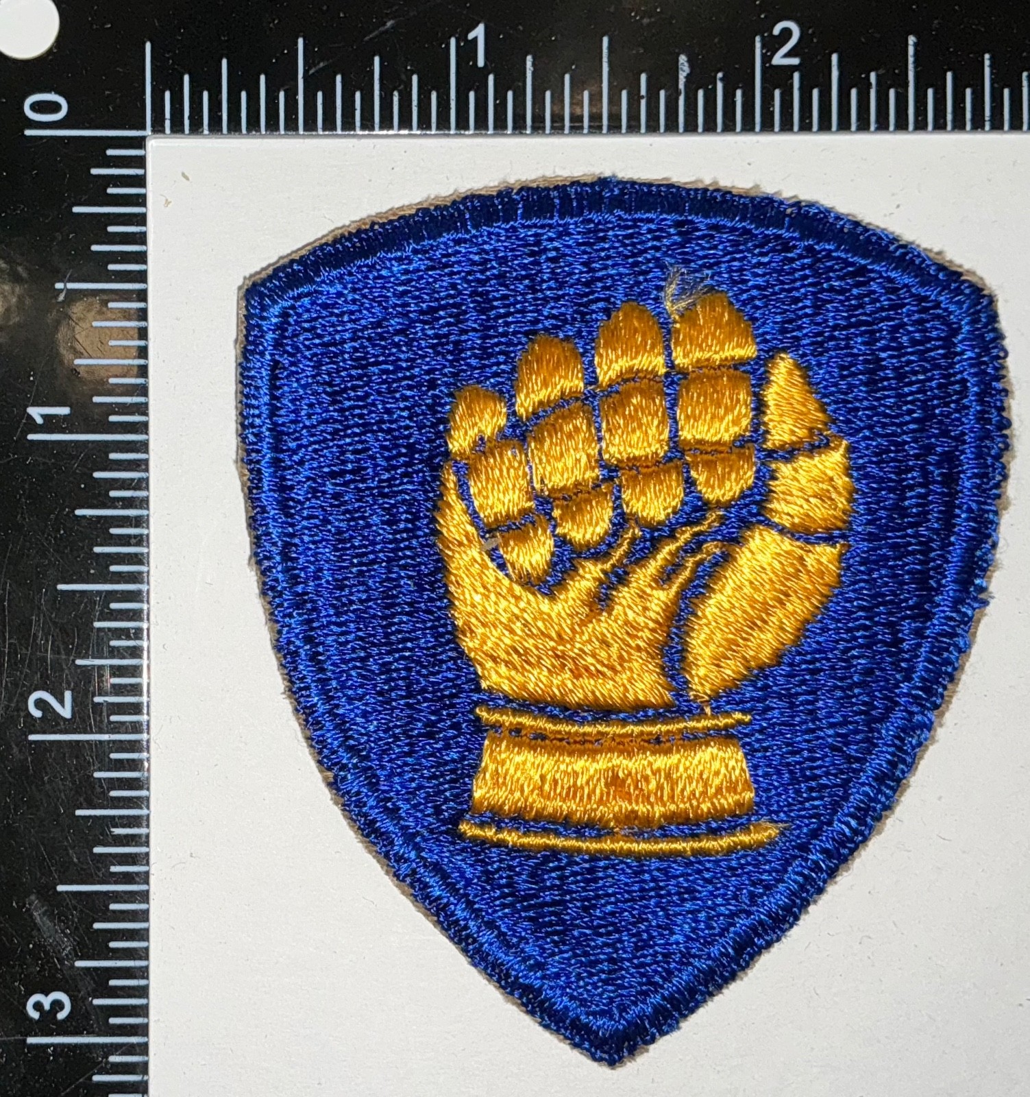 Early Post WWII US Army 46th Infantry Division Patch CUT EDGE