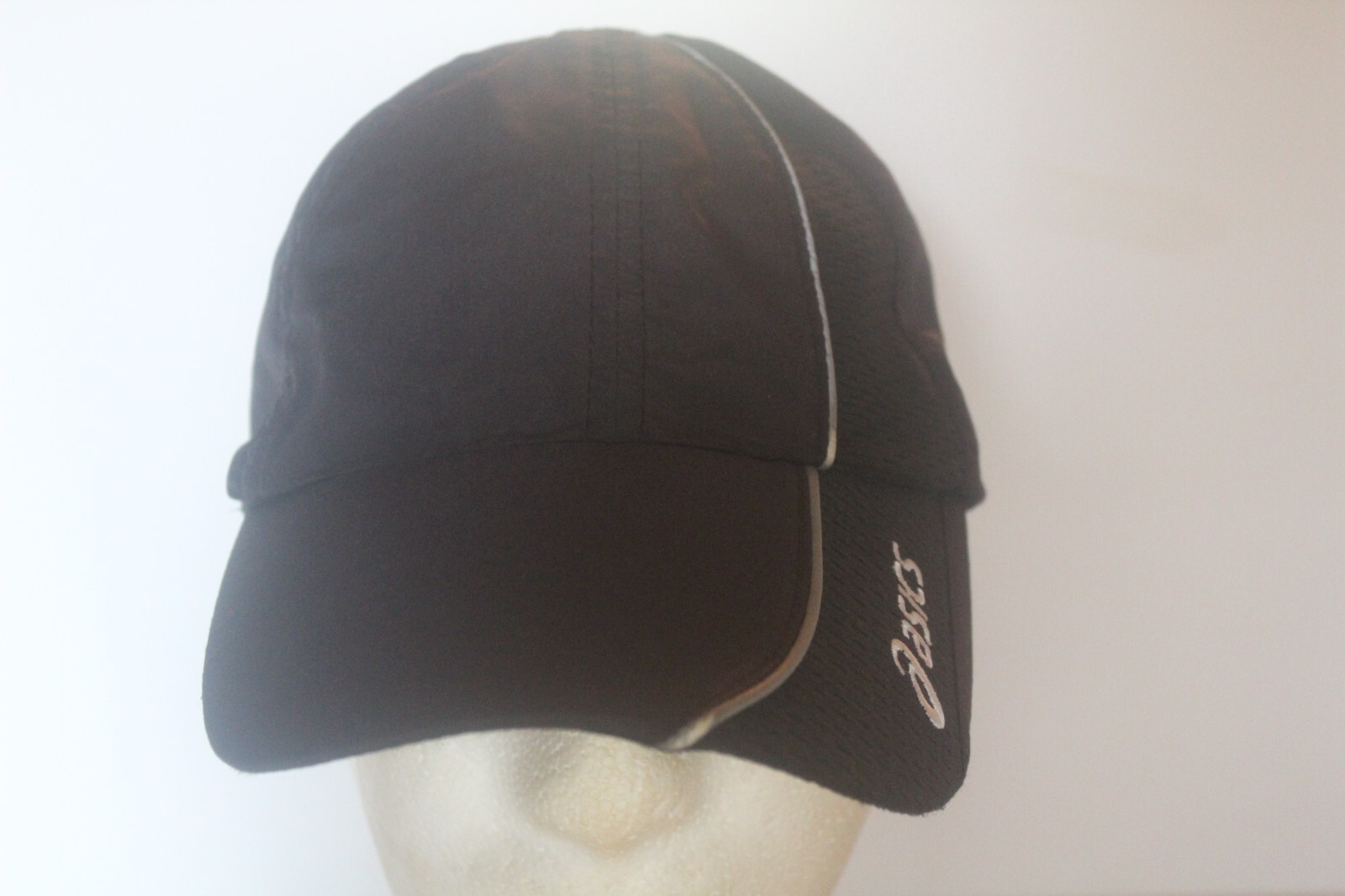 Asics Black Running Lightweight Ball Cap Hat