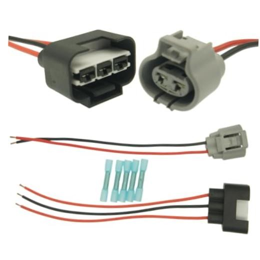 Cooling Fan Motor Resistor Wiring Harness Connector, Pigtail Compatible with