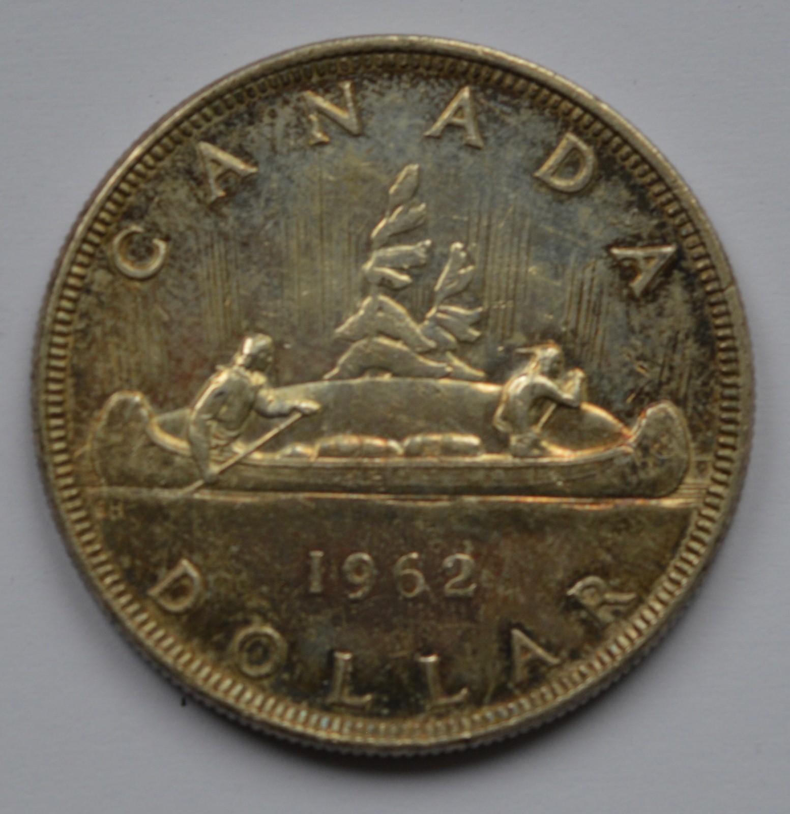 1962 Canada $1 Silver Dollar Coin