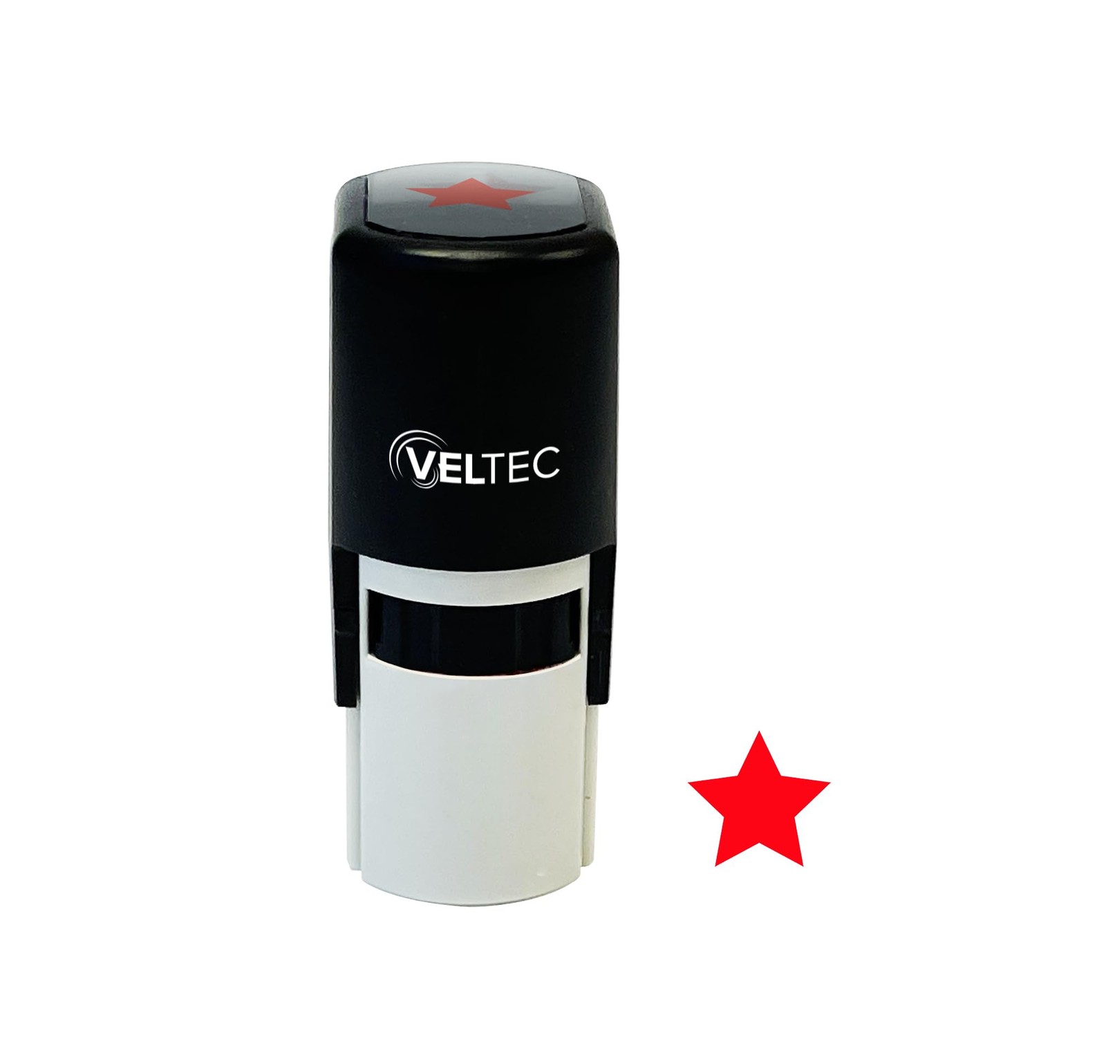 Self-Inking Stamp Round Teacher Stamp For Classroom Solid Star Rubber Tool