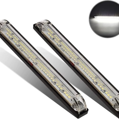 2Pcs 8" Utility White 30 LED Strip Light, Sealed 8 Inch Exterior/Interior Lights