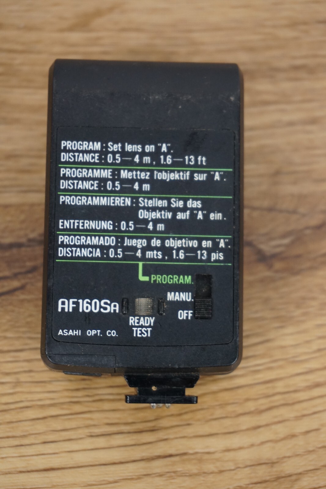 PENTAX AF160Sa shoe mounted flash electronic