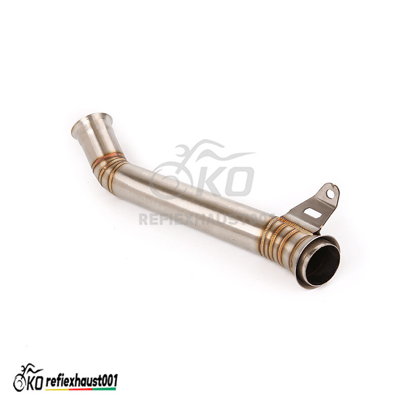 Motorcycle Exhaust Mid Link Pipe Stainless Steel Modified For Duke 690 2012-2018