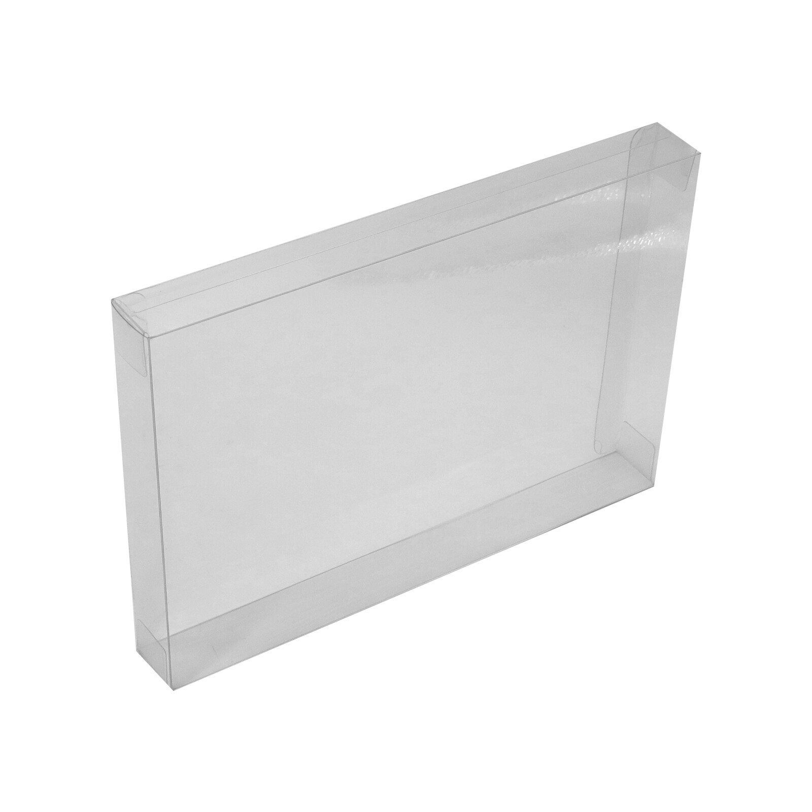 2x Sega CD SATURN Game Clear Protective Box Protectors Sleeves Display Cases