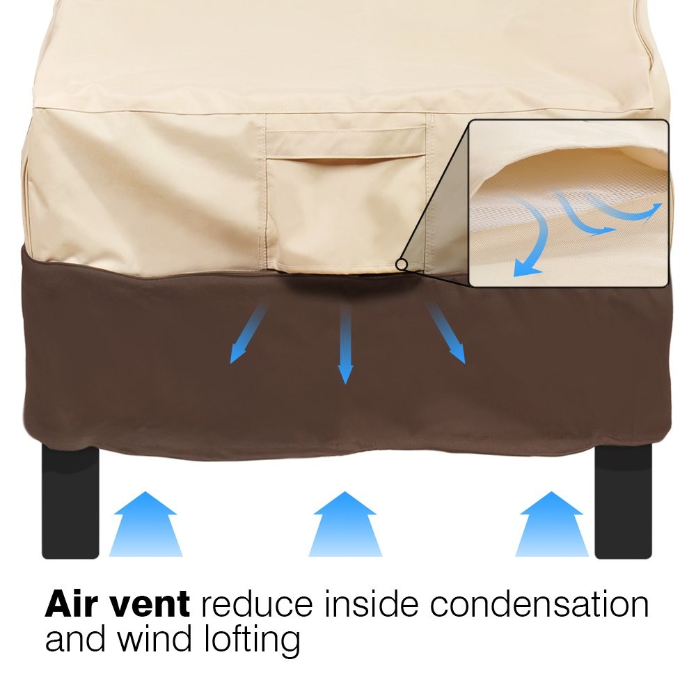 Vailge Patio Chair Covers, Lounge Deep Seat, Heavy Duty Waterproof Outdoor 2 Pk