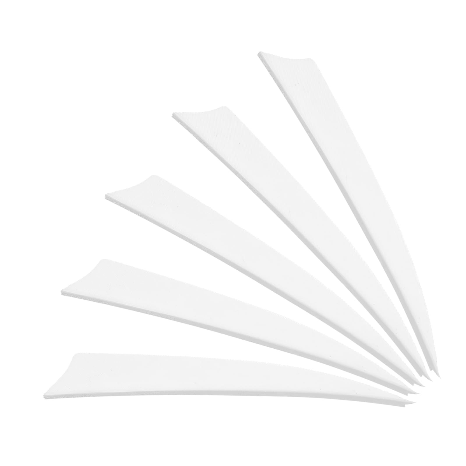 PATIKIL Arrows Vanes 4 Inch, 25 Pack Left Wing Arrow Feather 4 White