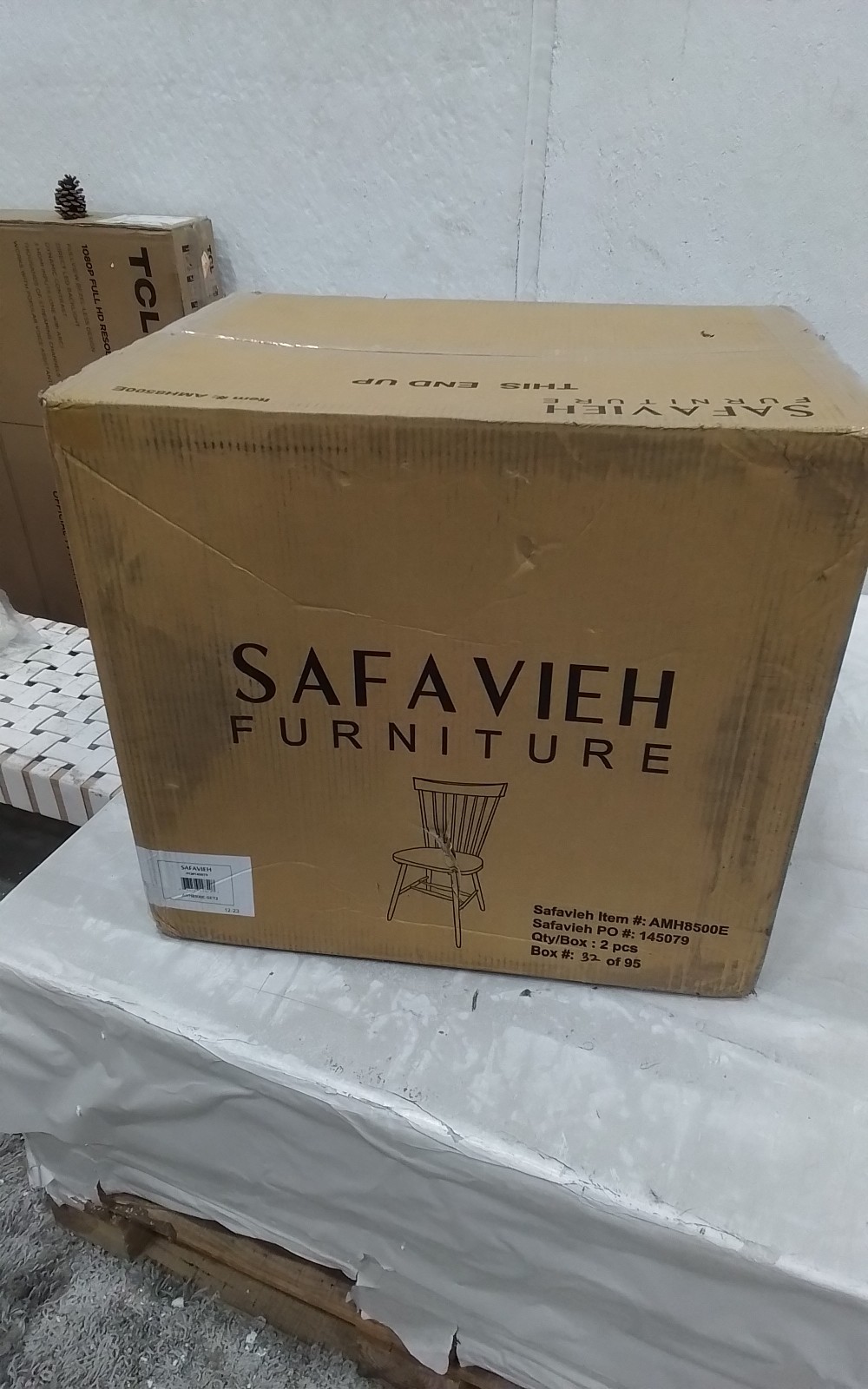Safavieh PARKER SPINDEL SIDE CHAIR, Reduced Price 2172761916 AMH8500E