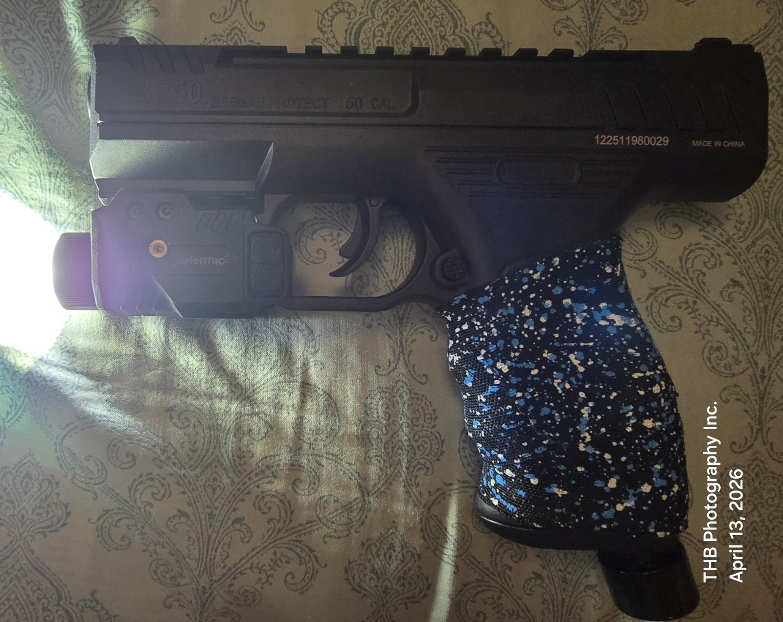 Beeman BP50 .50 Cal CO2 Projectile Launcher Pistol - Black