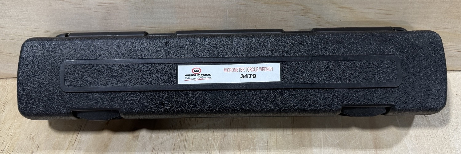 Wright Tool 3479 3/8" Drive Click Type Torque Wrench 200-1000 in lbs. NEW