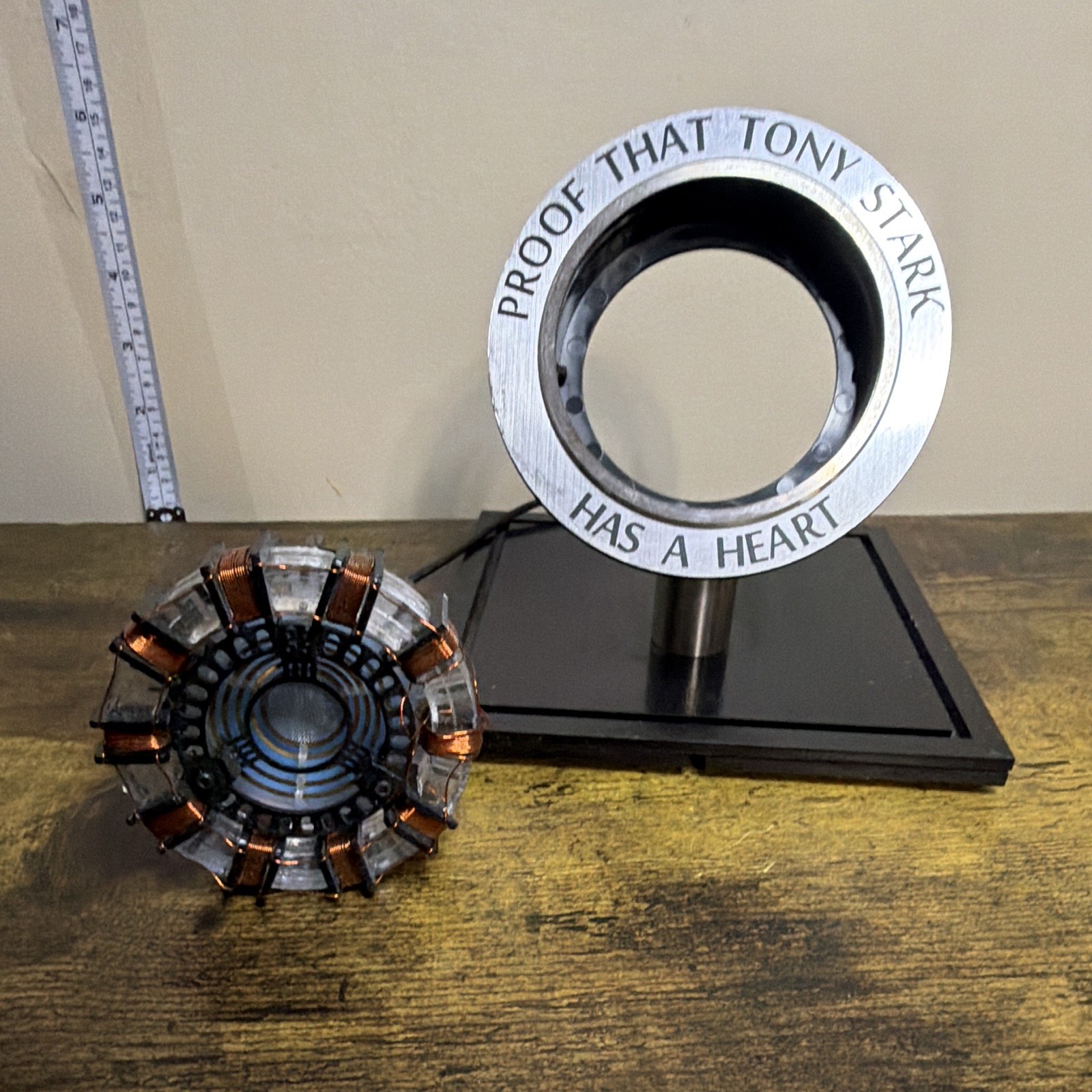 "Proof That Tony Stark Has A Heart" Arc Reactor Display Prop Reproduction