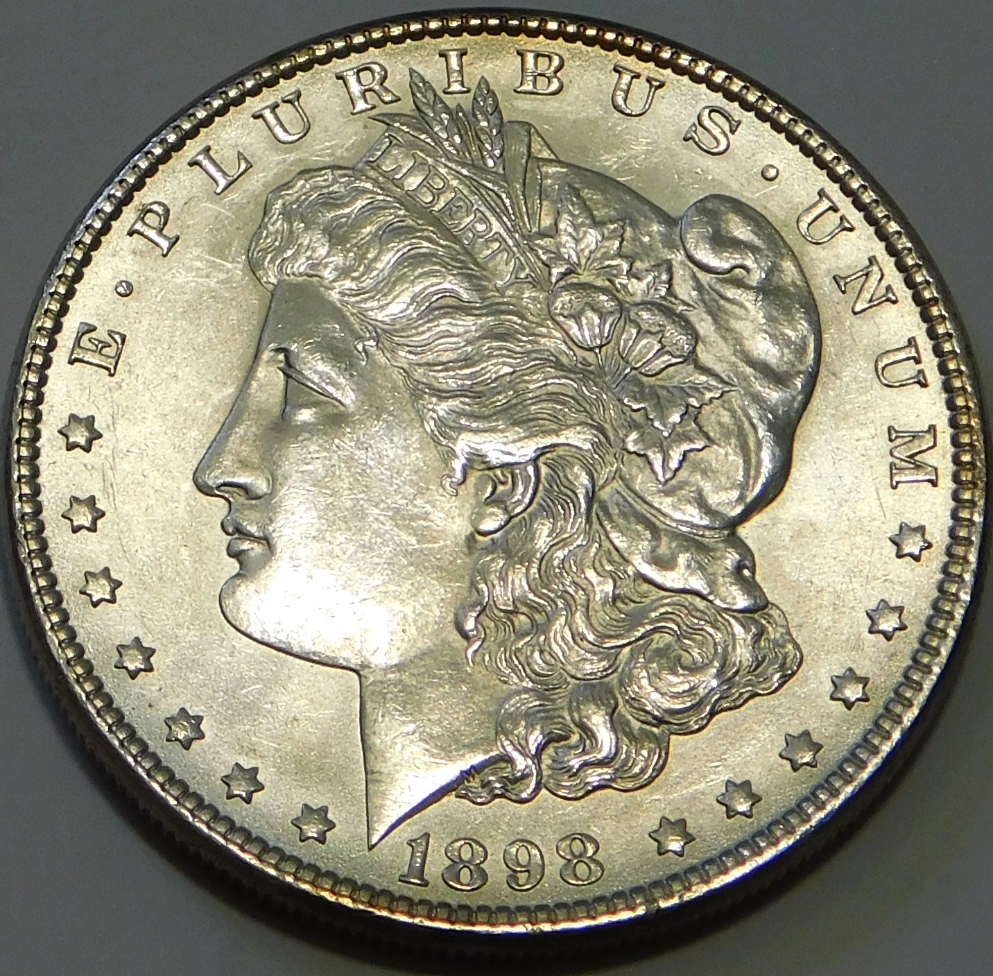 1898 Morgan Silver Dollar - Nice Decent Coin - #14-210