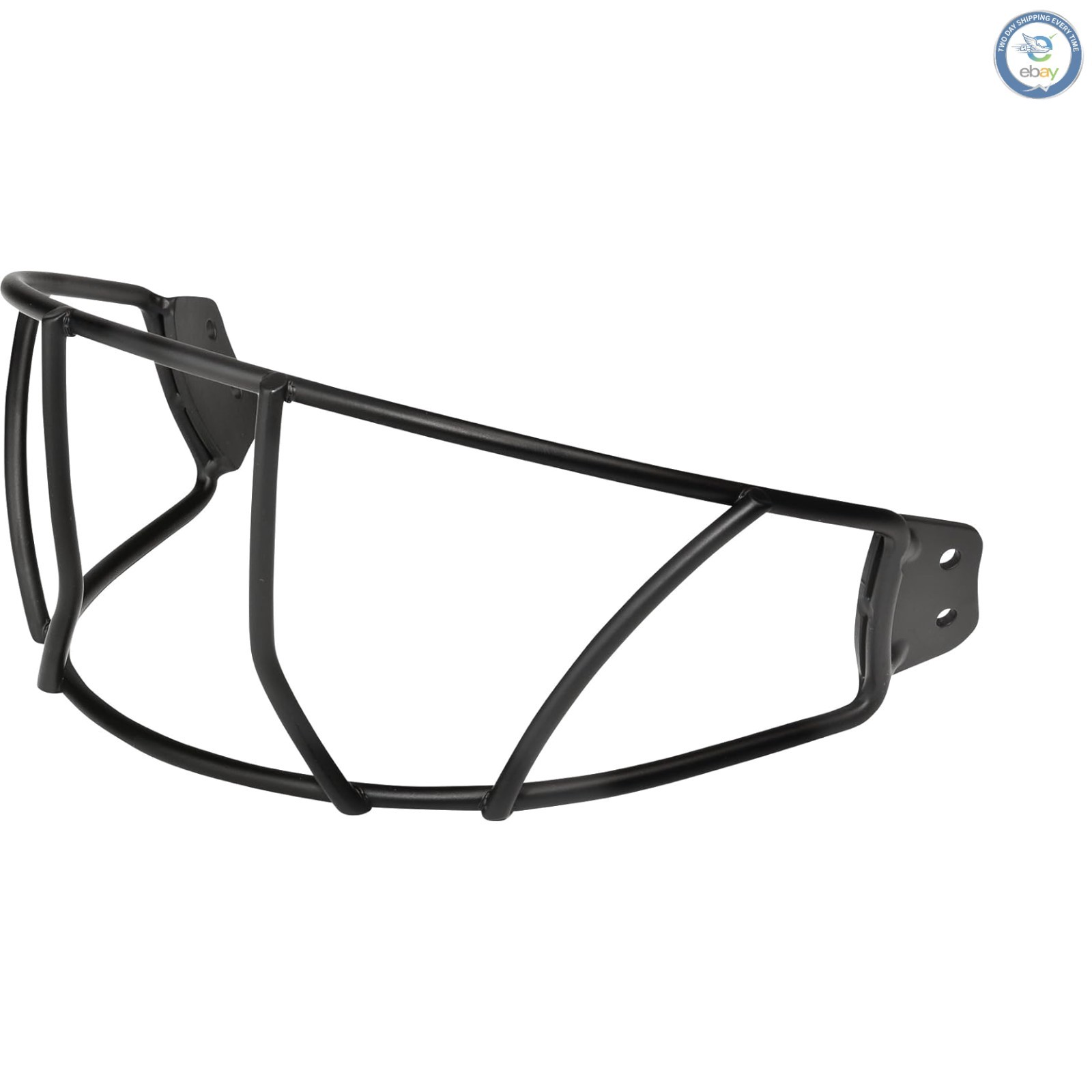 Black TBall Facemask with Maximum Visibility - Fits All COOLFLO Helmets