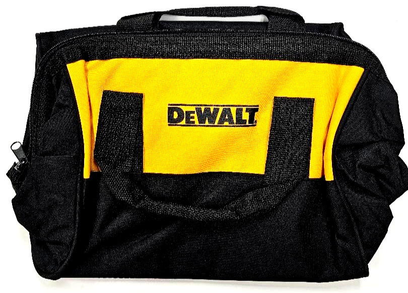 Dewalt Tool Bag / Case 13" x 10" x 9" Canvas For 20V Drill, Battery, Saw