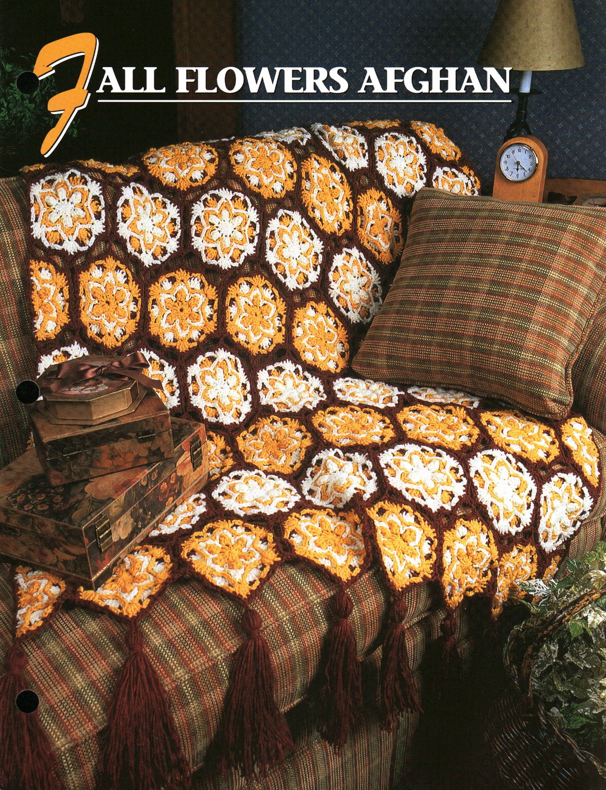 Fall Flowers Afghan | Annie's Crochet Quilt & Afghan Club QAC342-05