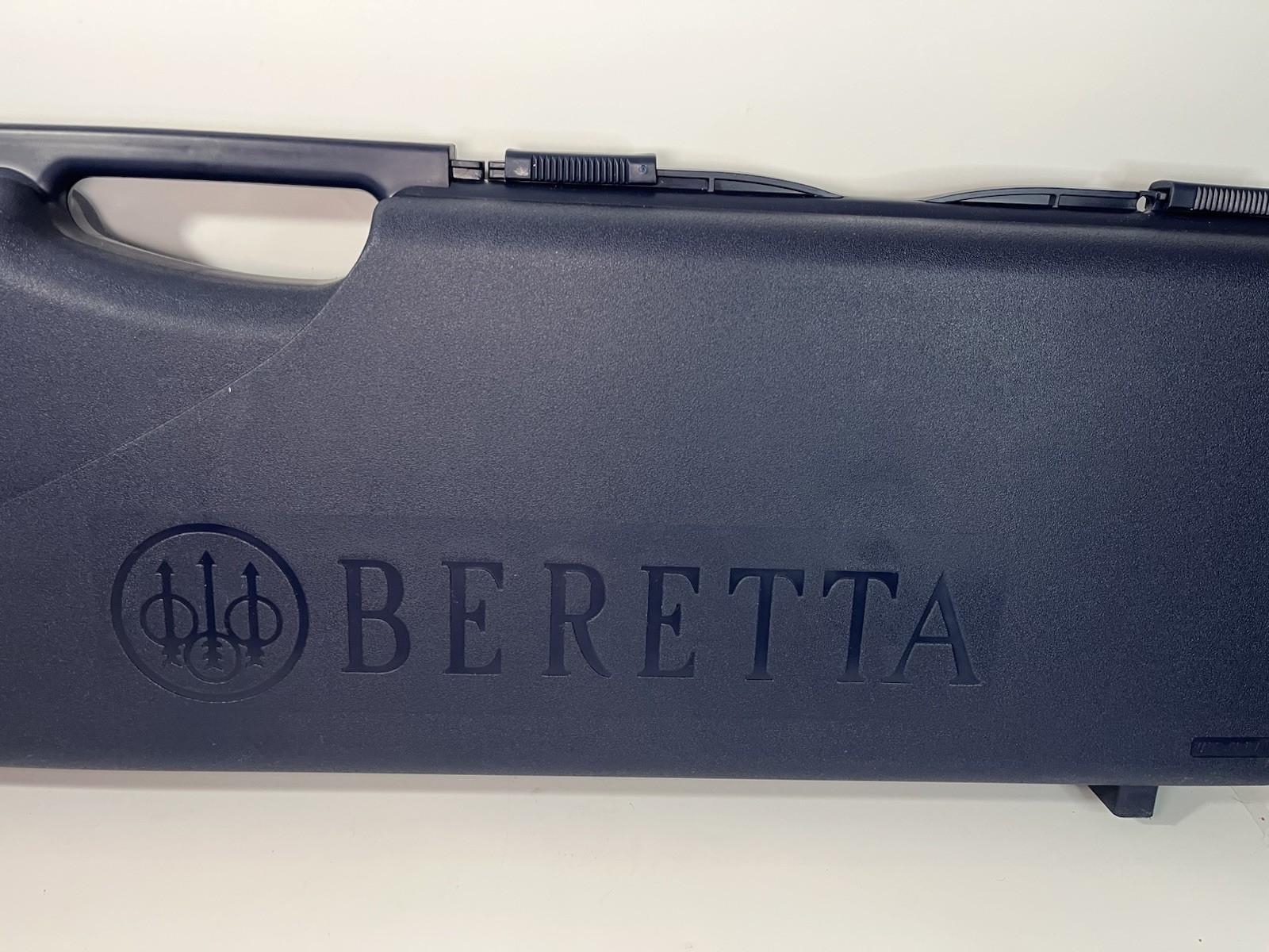 Beretta Hard Shotgun Case 38x9 Blue Plastic Gun Case Made in Italy