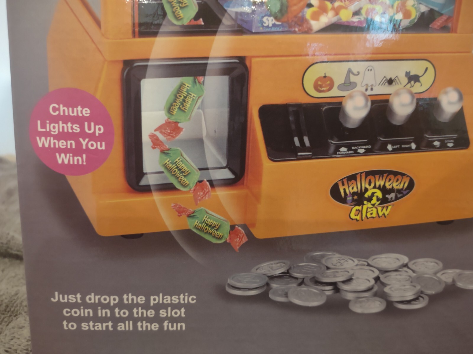 Halloween Claw Candy Carnival Style Prizes Mini Arcade Game Arcade Sound 🎃🧟👻