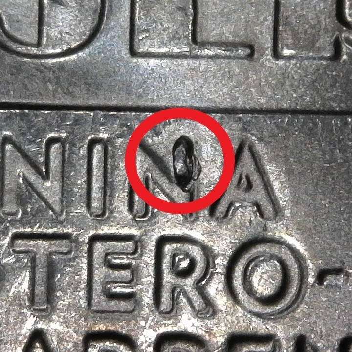 2022-P Nina Otero-Warren Die Chip on "N" Error/Variety American Women Quarter