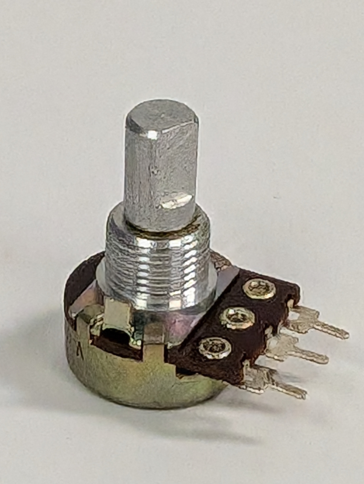 MINIATURE 100K OHM AUDIO TAPER POTENTIOMETER