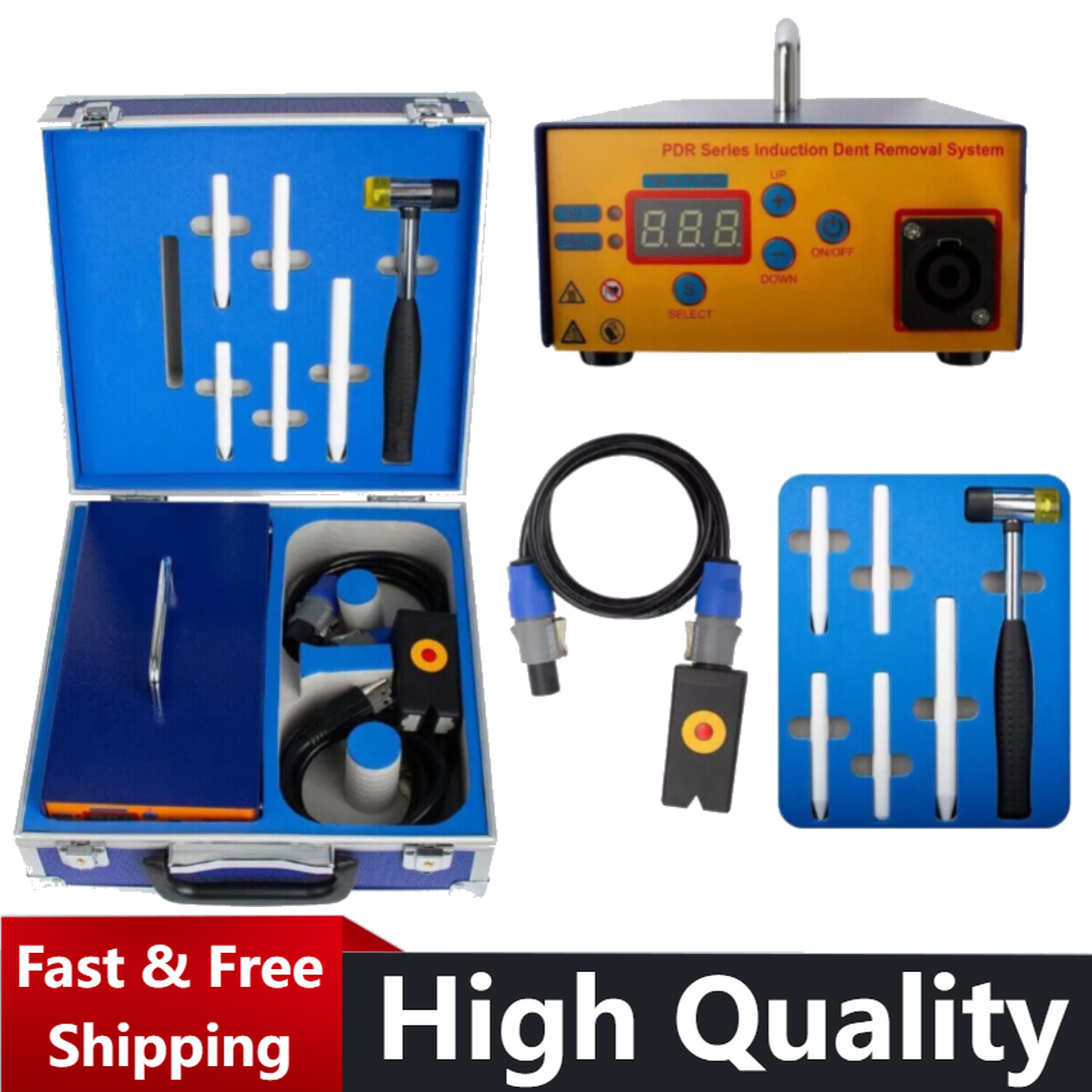 1380W Pro PDR Induction Heater Machine Hot Box Car Paintless Dent Repair Tools