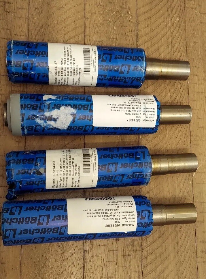BOTTCHER 2 1/2" DART CUP PRINTER INK FORM ROLLER 05314387