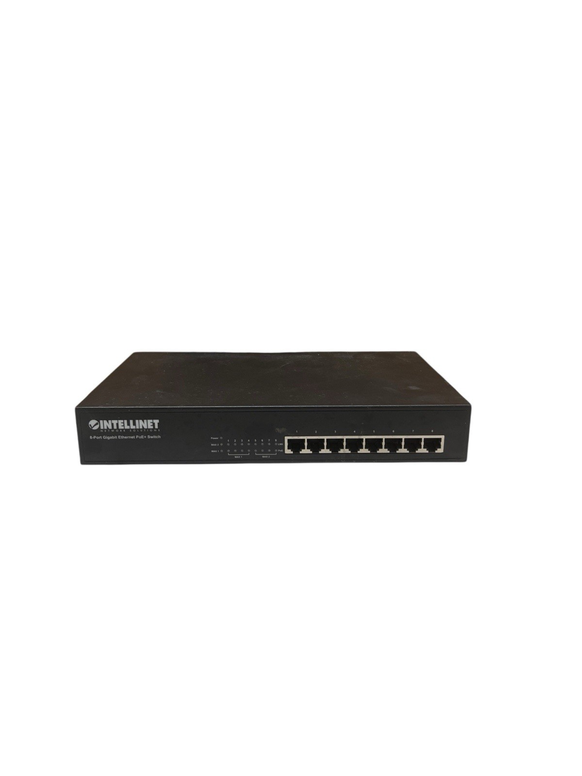 INTELLINET 560641  8-Port PoE Desktop Gigabit Ethernet Switch