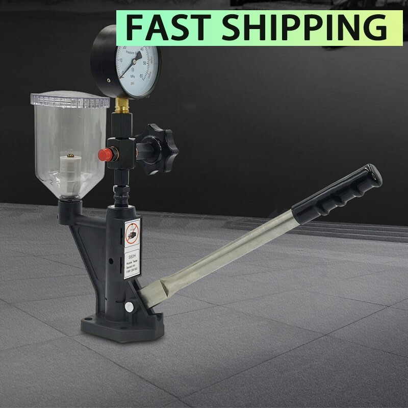 S60H Nozzle Calibrator Injector Tester 60MPa 1000ML with 0-600BAR/0-8000PSI