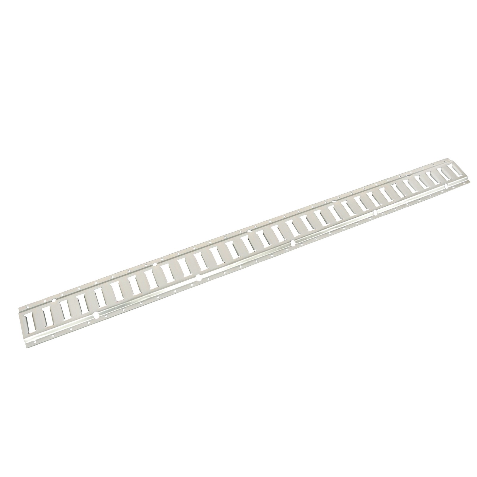 E Track Tie Down Rail Kit Silver Galvanized Carbon Steel Replacement Durable 4pc