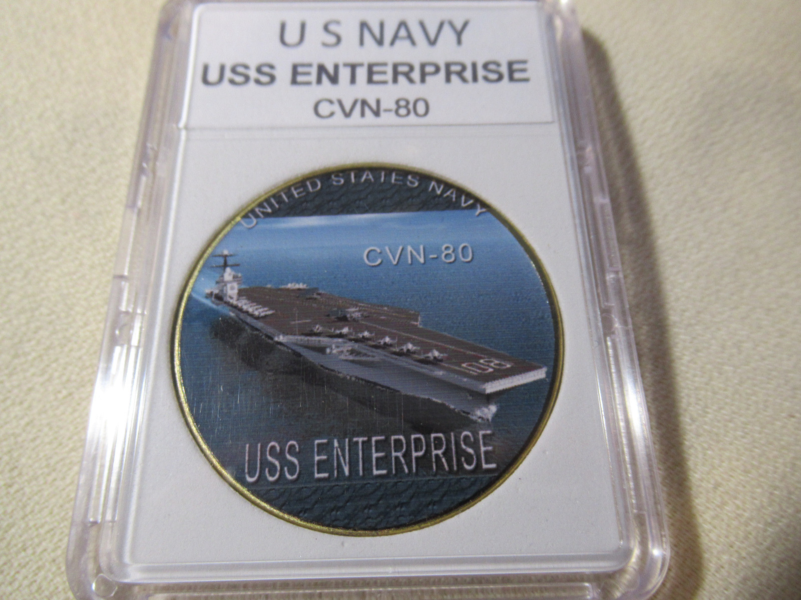 US NAVY - USS ENTERPRISE (CVN-80) Challenge Coin