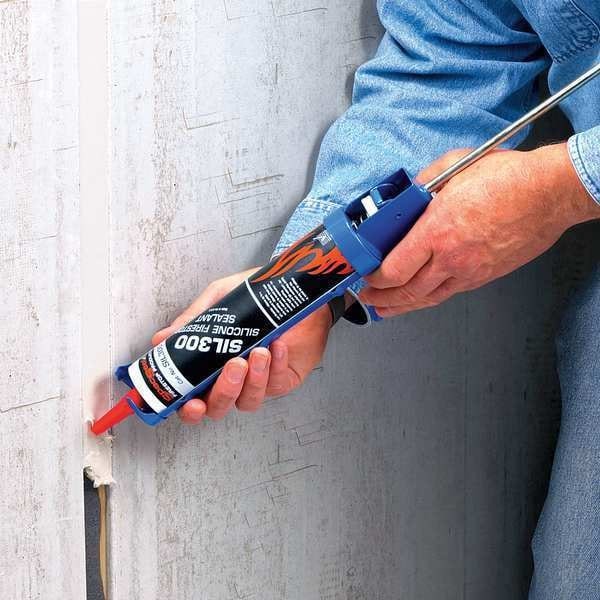 Sti Sil320 Fire Barrier Sealant, 20 Oz., Limestone