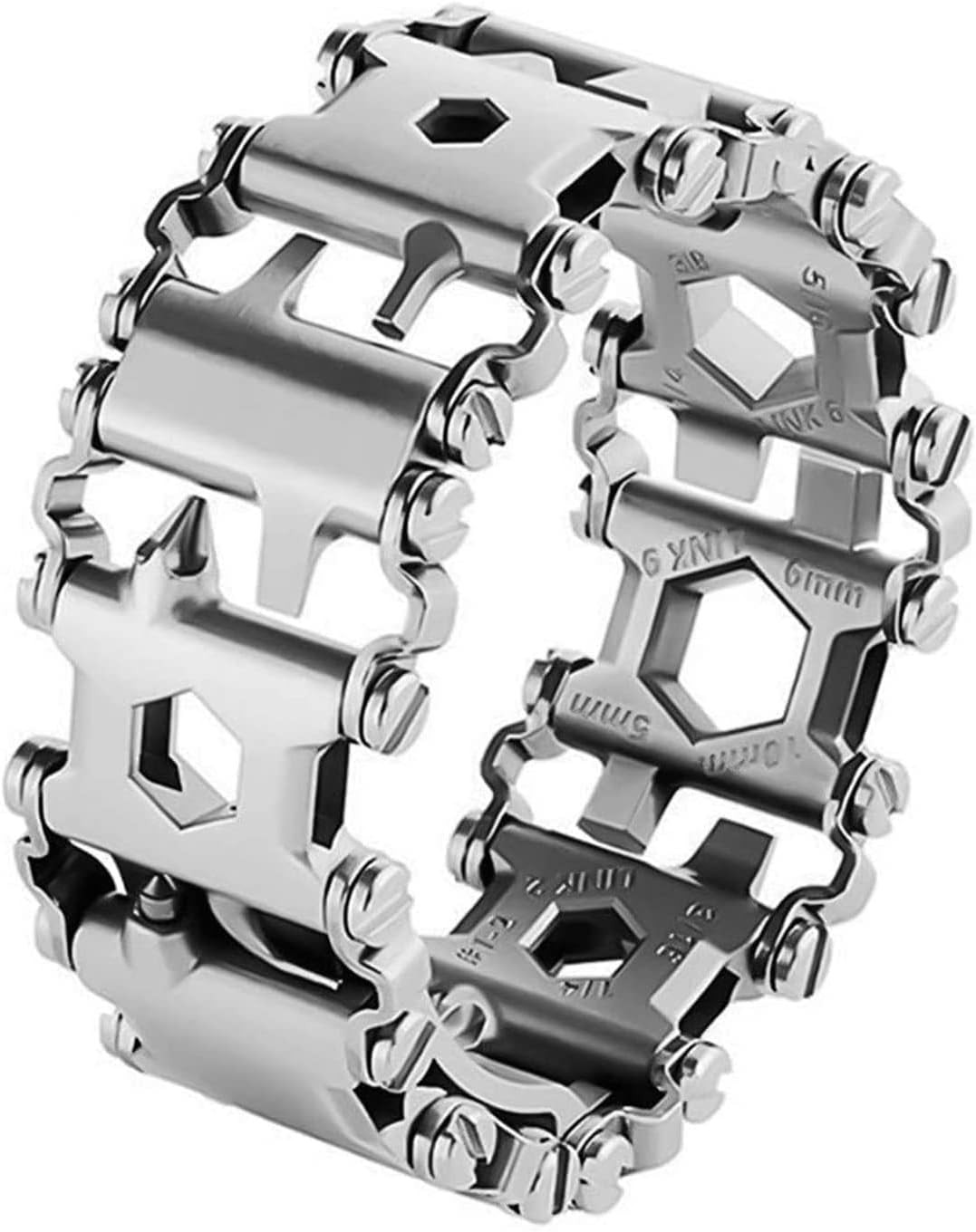 Multitool Bracelet 29 in 1, 22cm Stainless Steel, Outdoor Travel Men Watch Strap