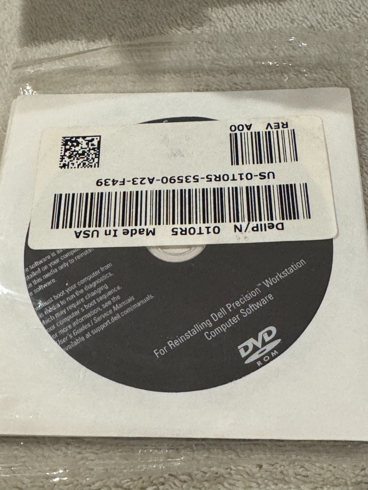 Dell Reinstalling Dell Precision Workstation Computer Software - NEW/SEALED!!!