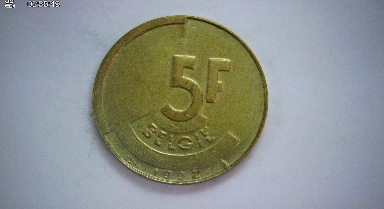 Luxembourg 1992 5 Francs Grand Duke Jean (5 Francs) Coin