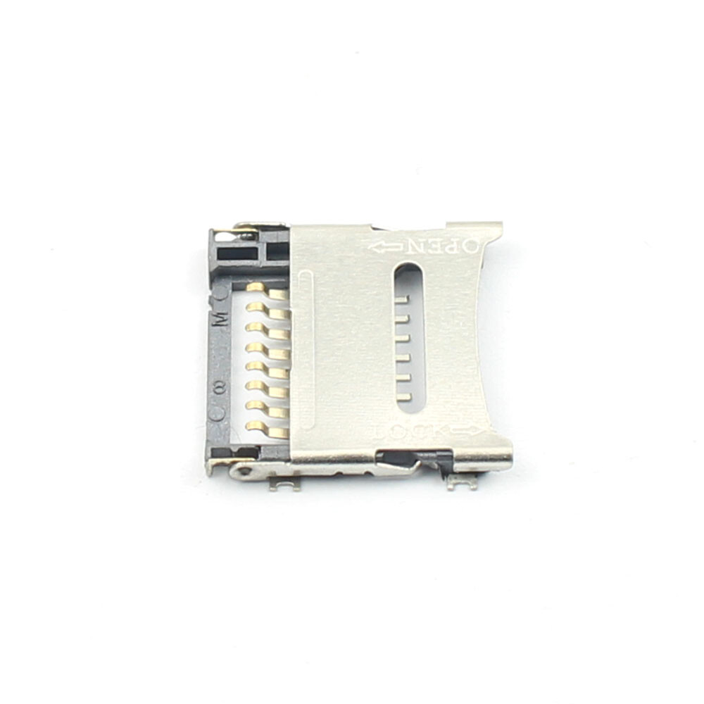 10Pcs TransFlash TF Micro SD Card Socket 8 Pin Connector Fold Clamshell Flip