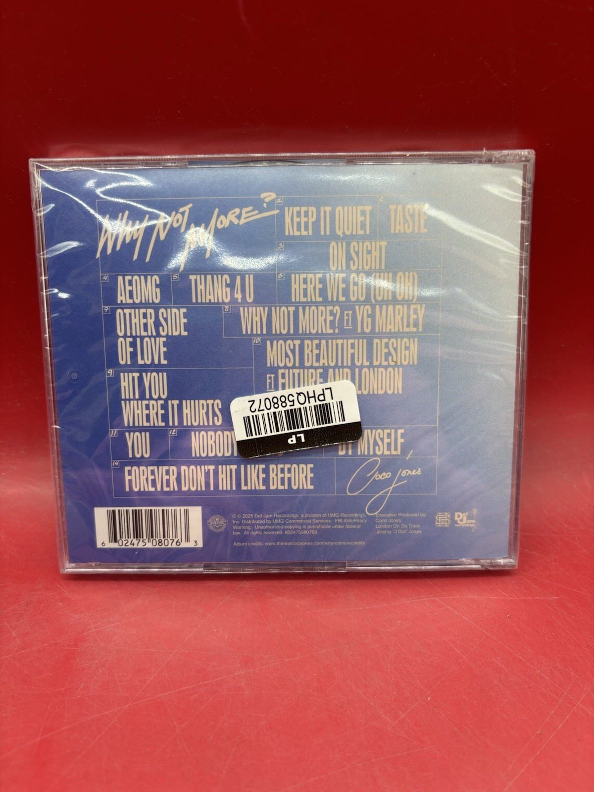 Coco Jones Why Not More? (CD)-NEW SEALED