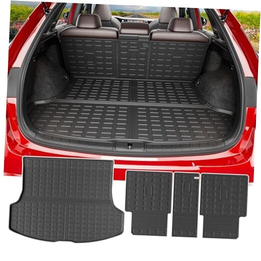 Cargo Trunk Mat+Backrest Mat Compatible with 23-26 Lexus RX350 RX350H RX500H