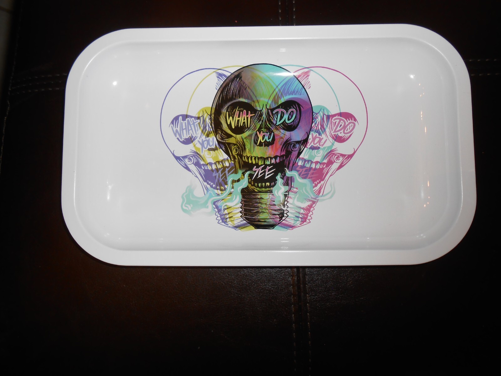 4 Spiritual Highness Premium Rolling Trays 3 Skulls 1 Tree Earth