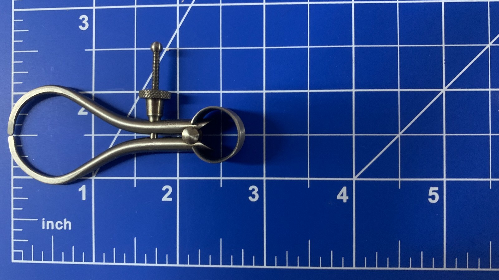 LUFKIN 141 2 in OUTSIDE CALIPERS   SPRING  SOLID NUT  VINTAGE!!