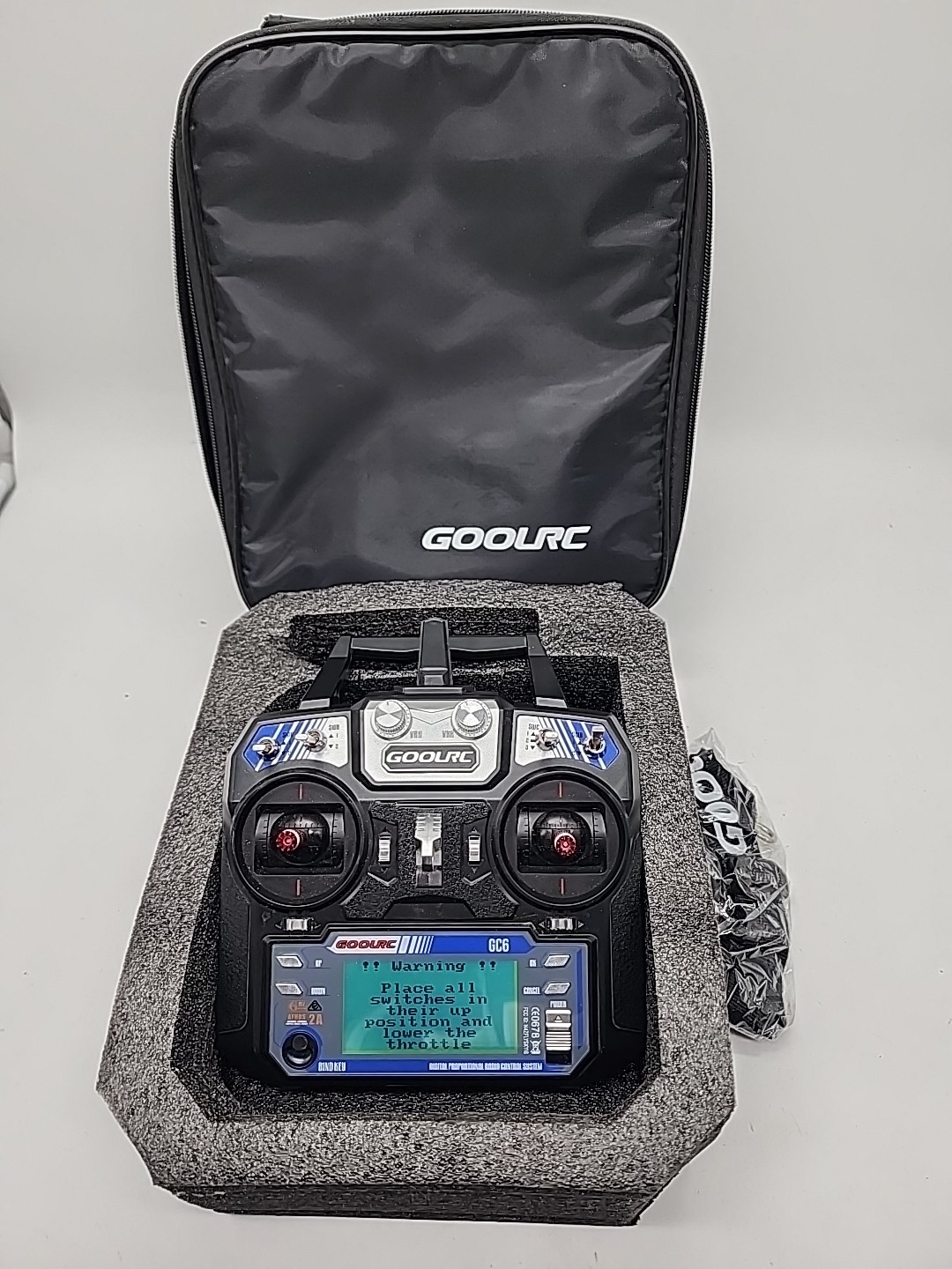 Goolrc GC6 Remote Receiver Digital Proportional Radio Control System Padded Case