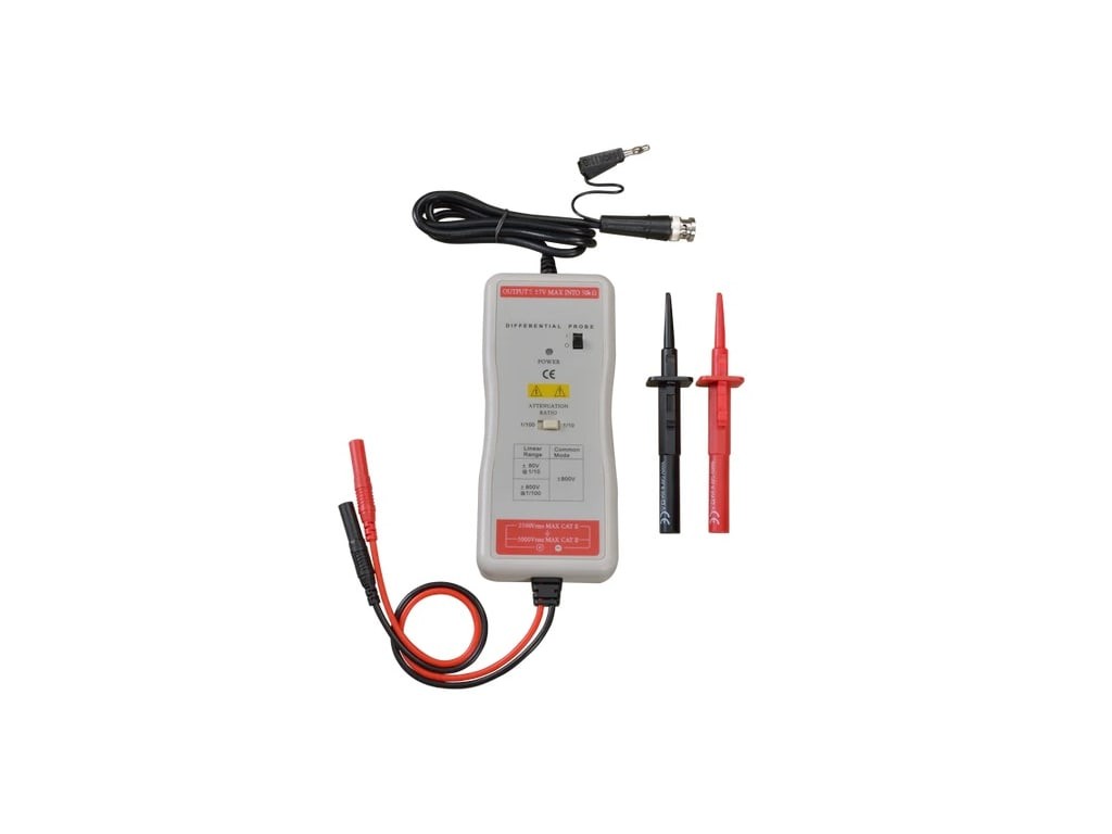 UNI-T UT-P30 - Differential Probe, Attenuation: 10:1/100:1, Bandwidth: 100MHz,