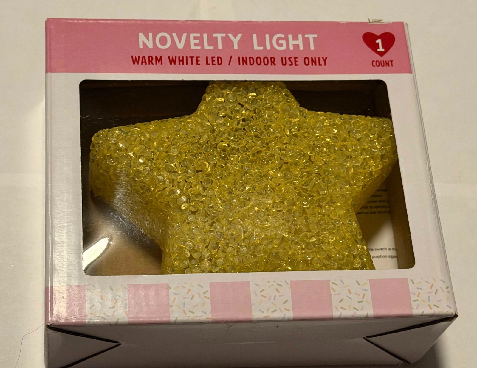 Star Novelty Light Warm White LED