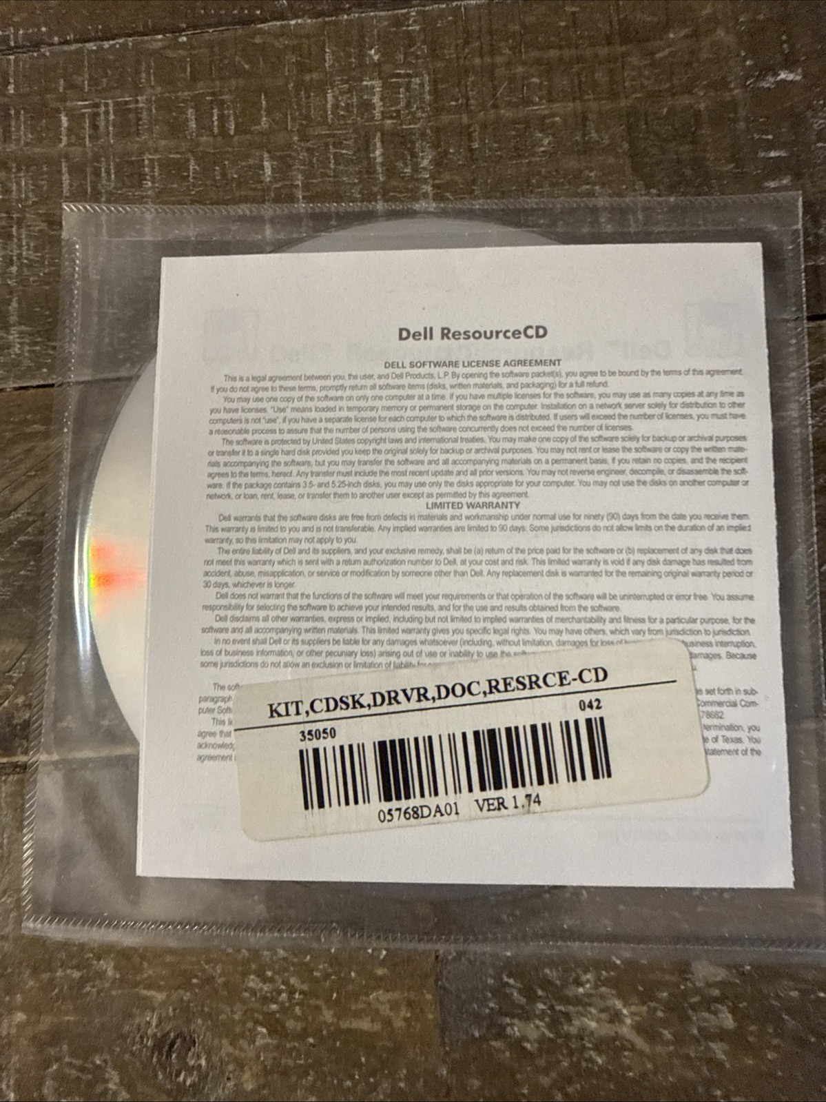 Dell Dimension ResouceCD Software PC Cd Rom