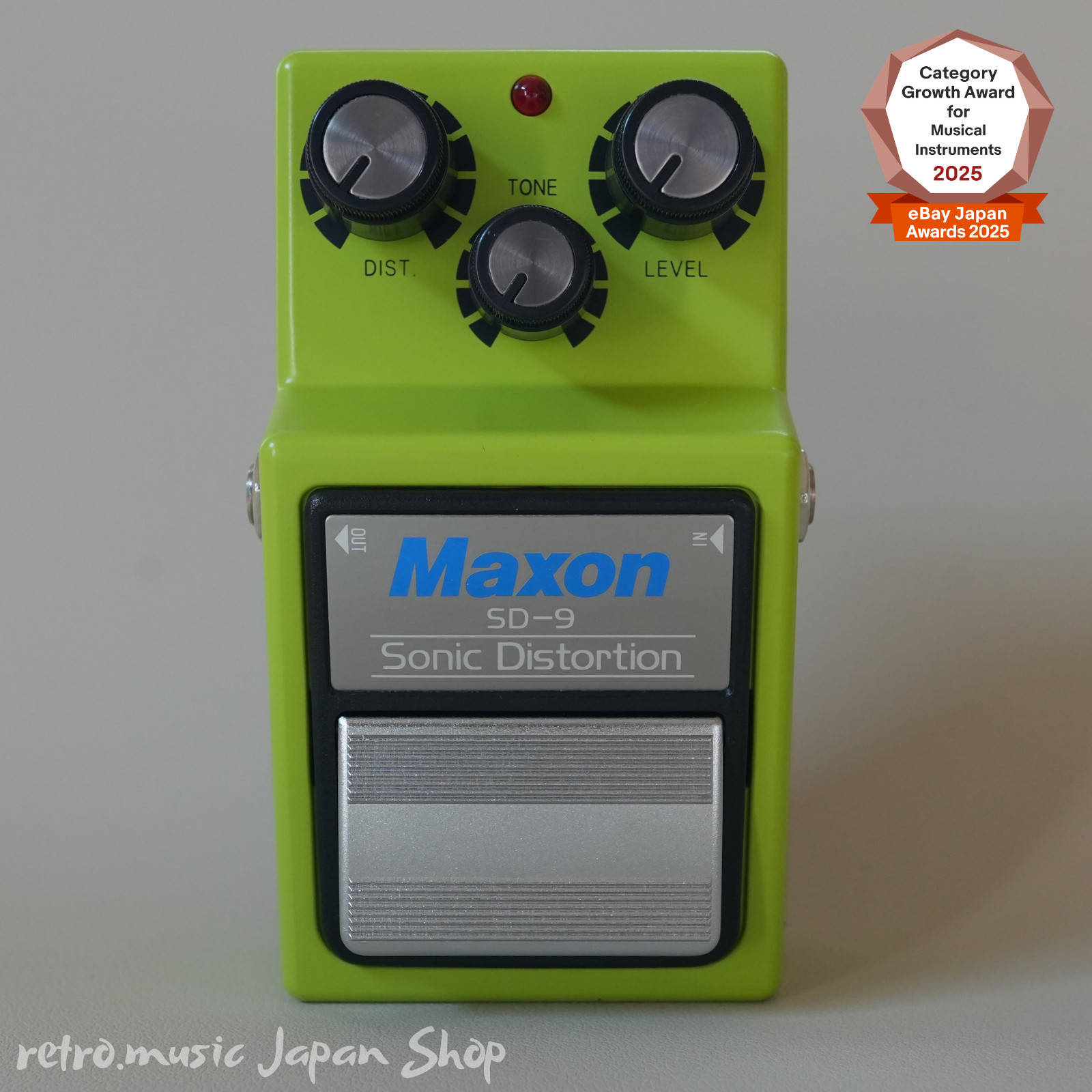 Maxon SD9 SonicDistortion Guitar Effects Pedal Analog Overdrive Distortion Japan