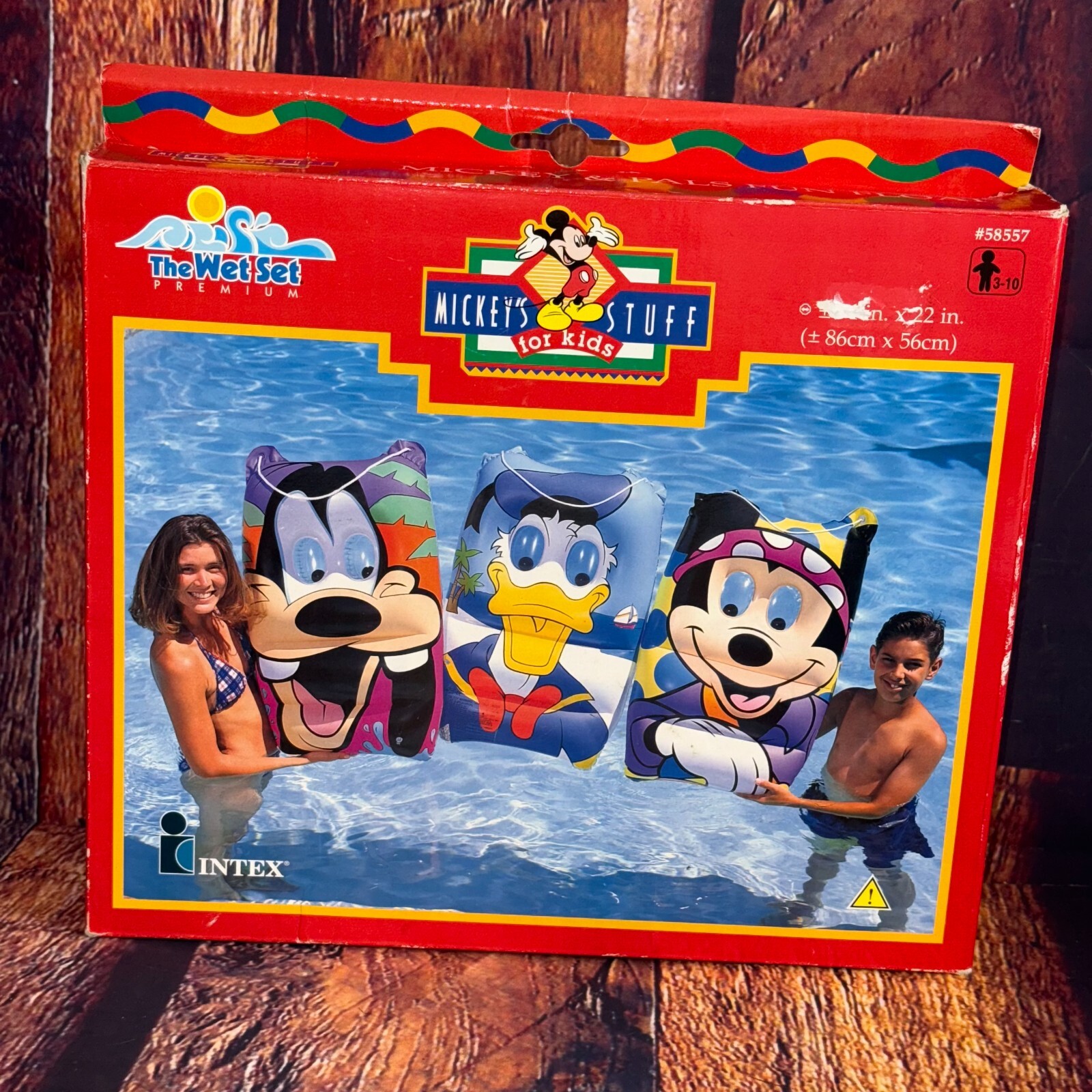 VTG Intex The Wet Set Disney Mickey's Stuff GOOFY Inflatable Pool Float NEW