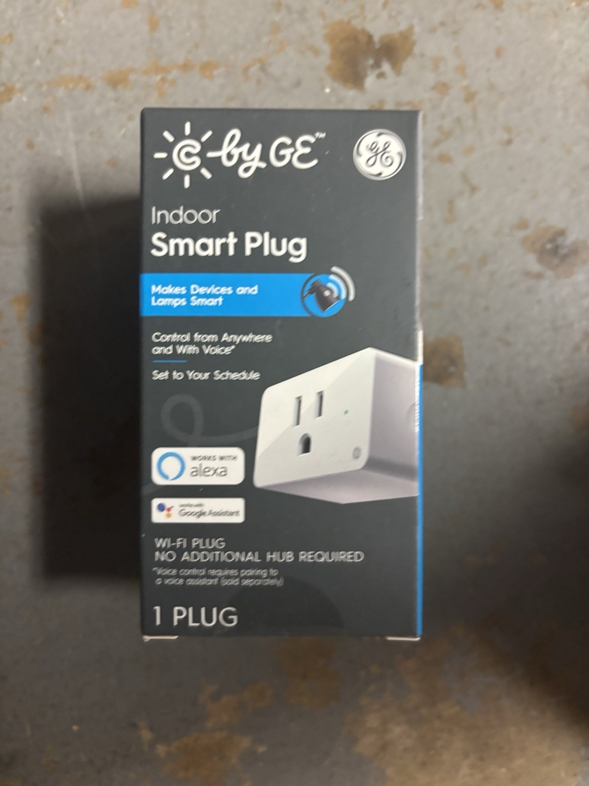 C By GE Series Indoor Smart Plug White CPLGSTDBLW1/G1P No Additional Hub Requir.