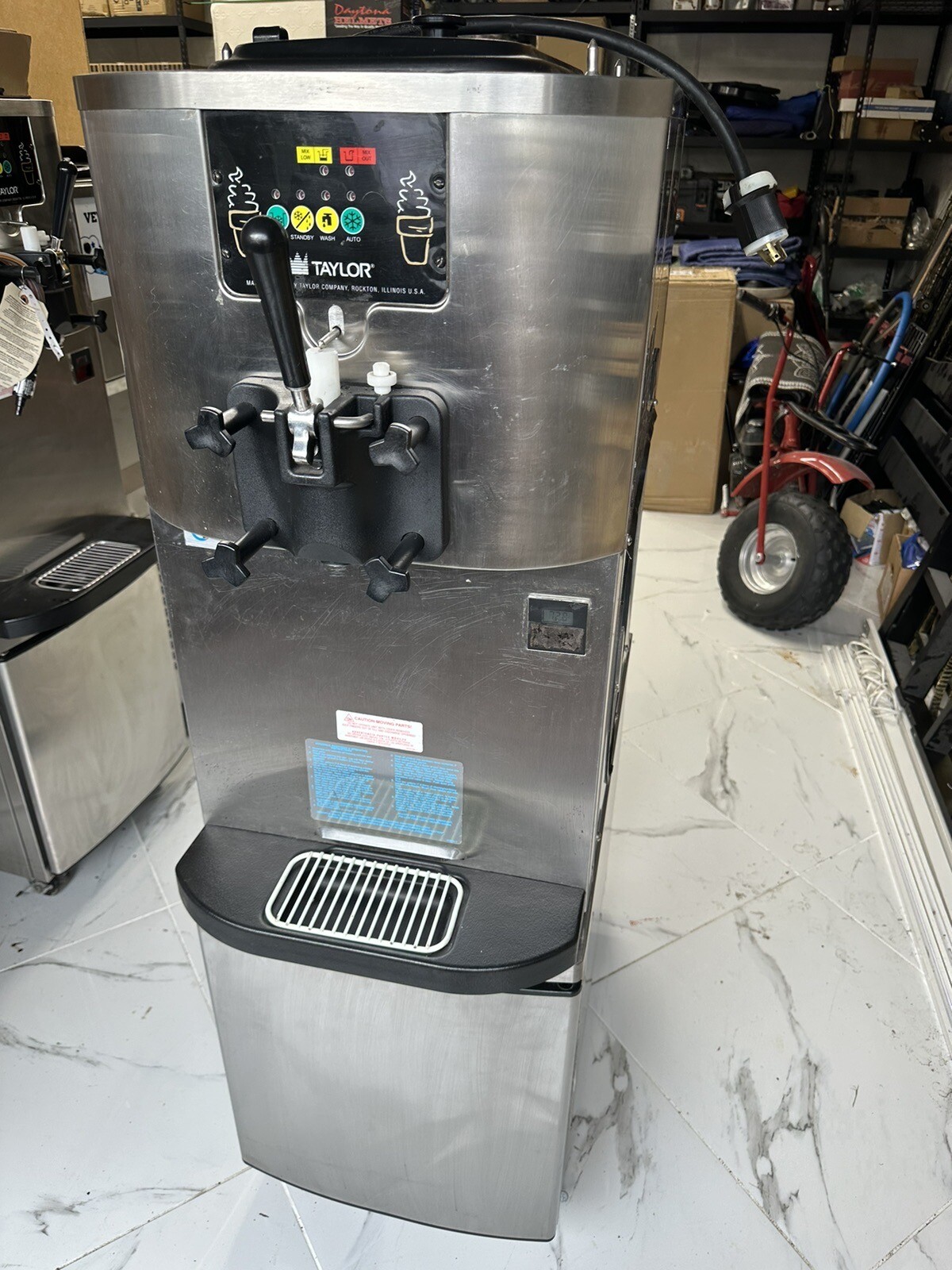 Taylor Ice Cream Machine C707 Used Only Two Months Flavor Burst Cabin Air Cooled