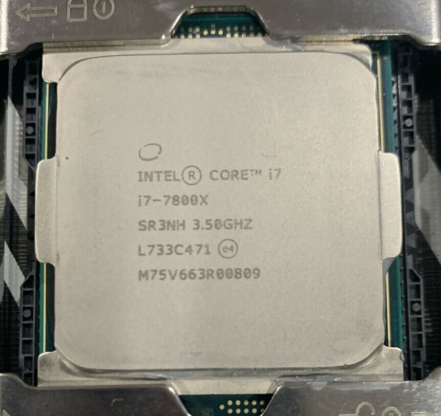 Intel CPU Core i7-7800X 3.5GHz 6-Core Socket LGA2066 140W Processor SR3L4