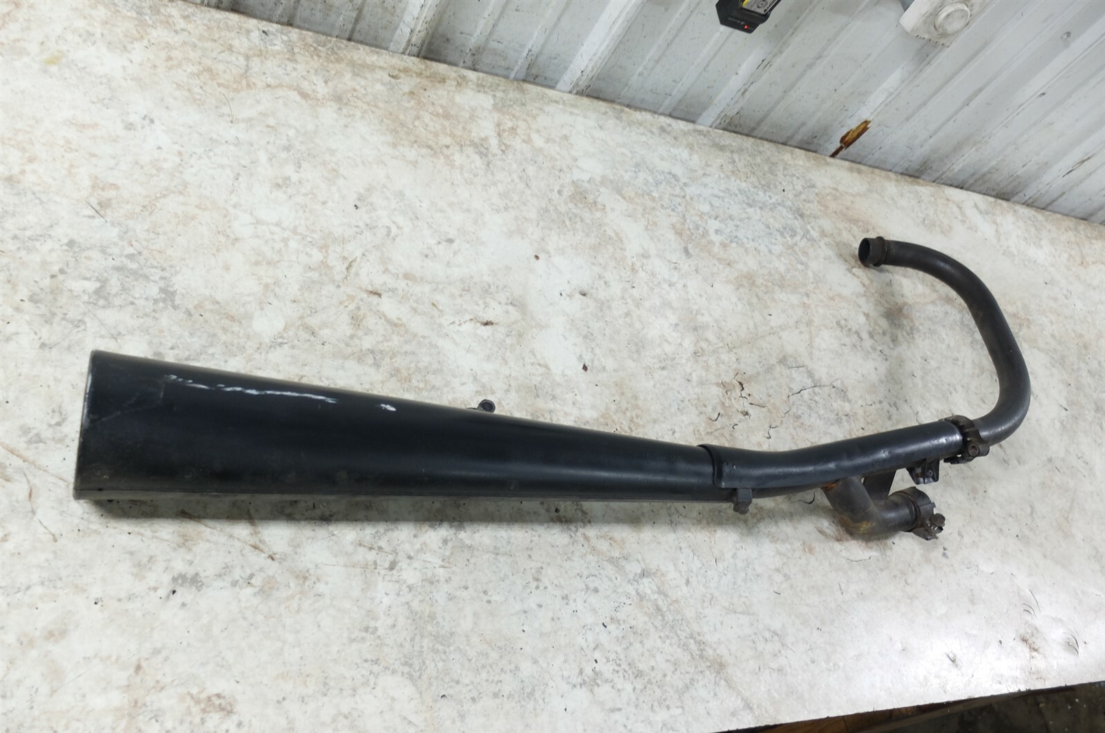 82 Suzuki GS 650 E GS650 GS650E right side muffler pipe exhaust